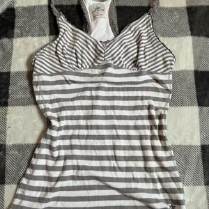 2000s striped tank top
